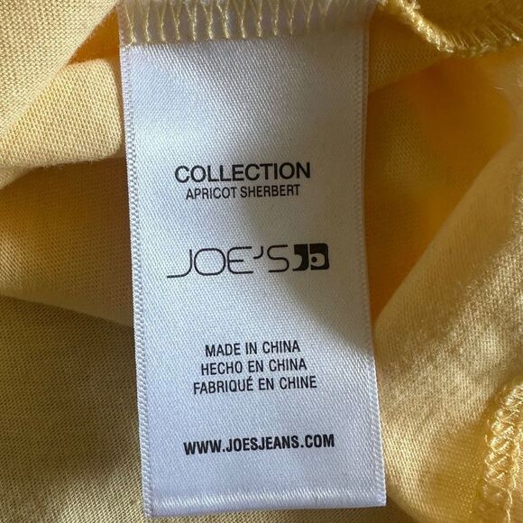 Joe’s Jeans THE ALEXIS BRODERIE SLEEVE TOP in Apricot Sherbert - Picture 8 of 12